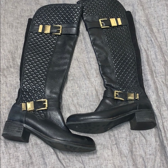 Vince Camuto Leather knee high boots - Picture 2 of 4